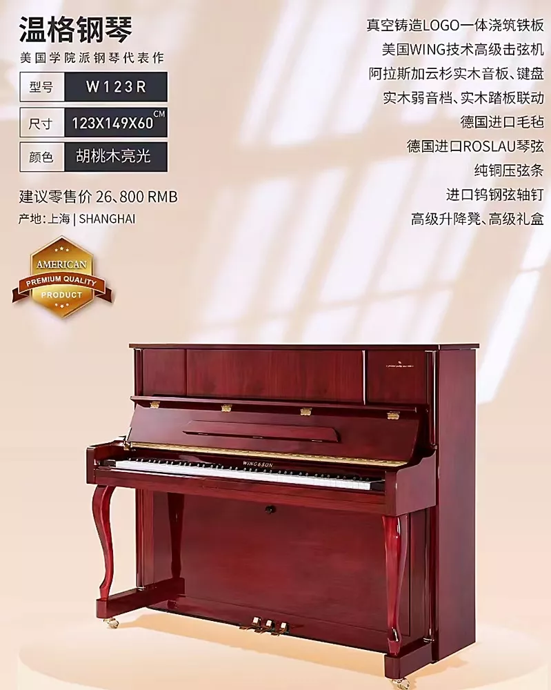 百年名琴-温格W123家庭经典款
