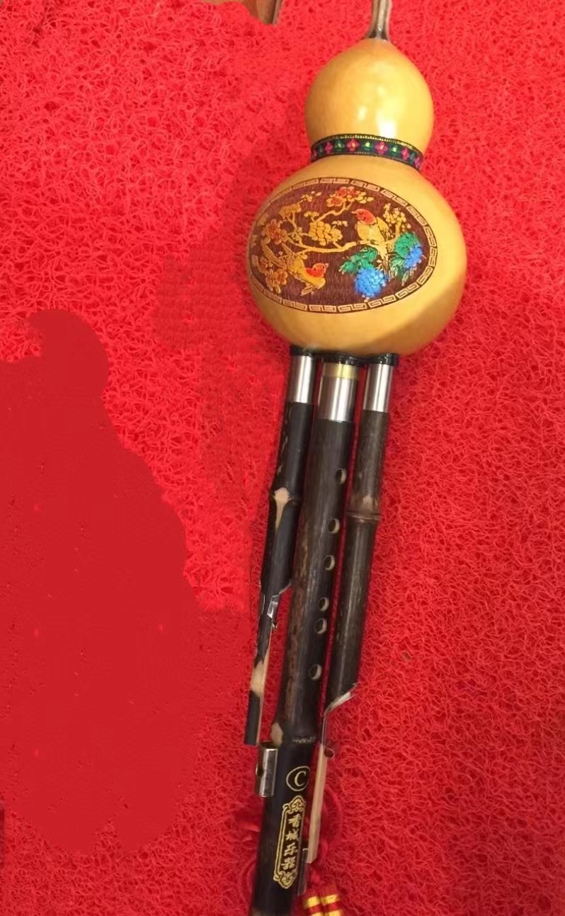 高档红木葫芦丝